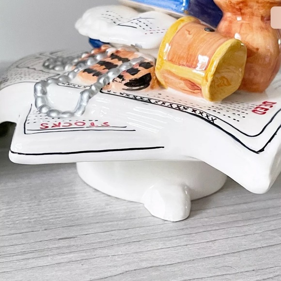 Seymour Mann Safe Teapot Whimsical Banking Lid - Picture 8 of 9